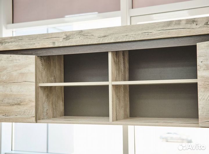 Хилтон Полка навесная №2 Дуб юкон/Гранж