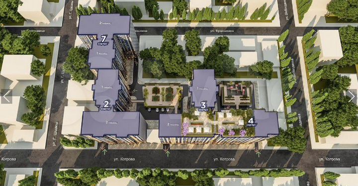 1-к. квартира, 40 м², 10/16 эт.