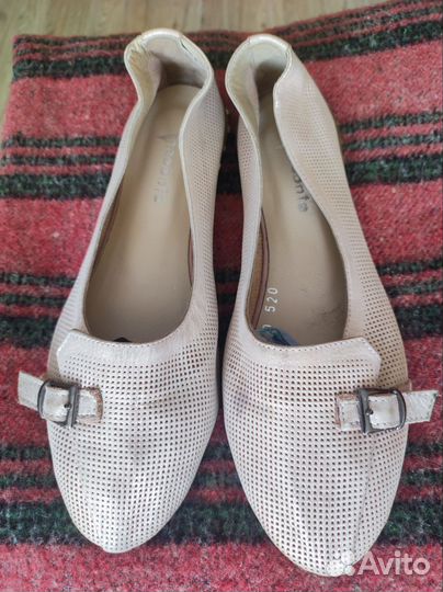 Балетки натуральная кожа