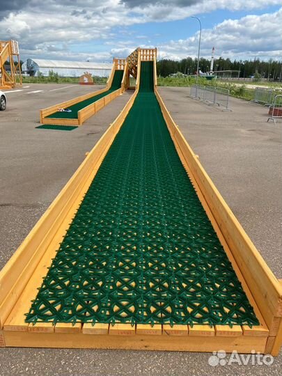 Деревянная горка 