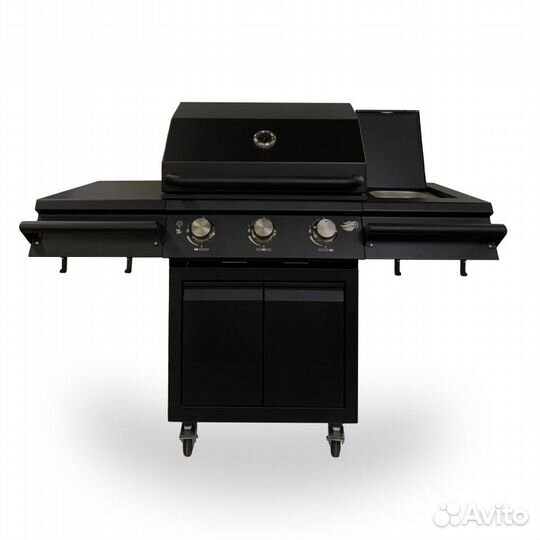 Гриль газовый B-Fire Bizon Black 3