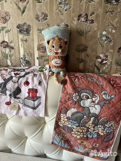 Полотенце новое банное кухонное в коробке подарок