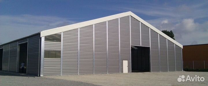 Быстровозводимые ангары склады из сэндвич-панелей