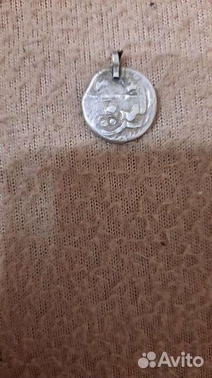 Кулон серебро