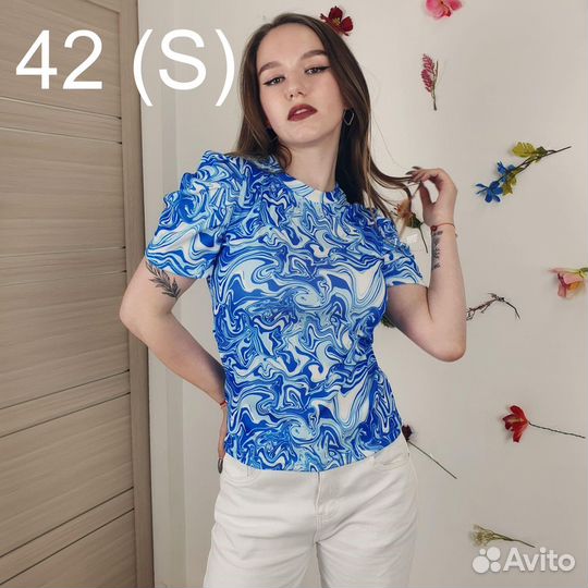 Футболка в рубчик modami