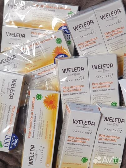 Weleda оригинал Веледа зубная паста календула