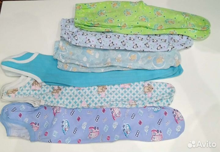 Детские вещи пакетом на мальчика с 0 до 2-3 месяца