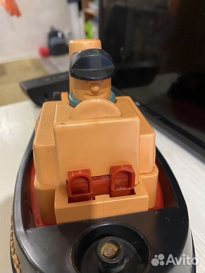 Игрушка катер Сибур СССР