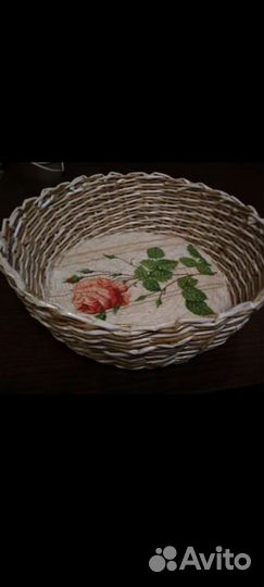 Корзина плетеная для подарков