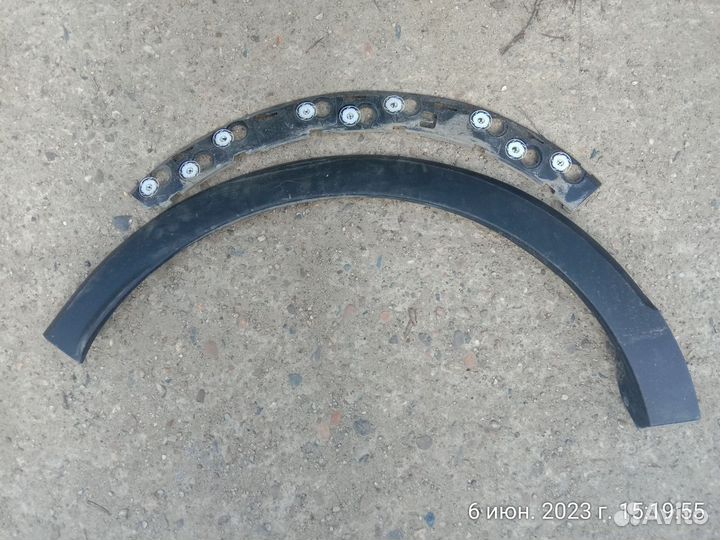Накладка крыла заднего правого Renault Kaptur
