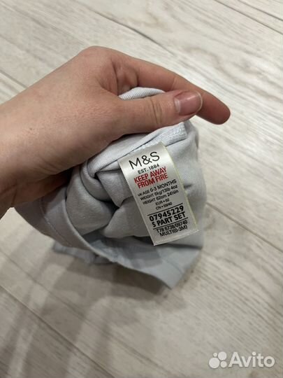 Боди набор marks&spenser 0-3