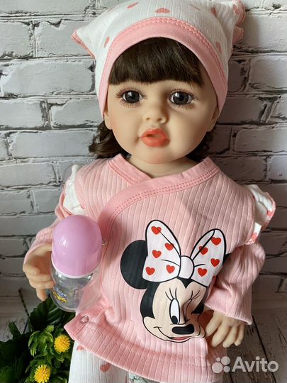 Кукла реборн 55 см комплект одежды