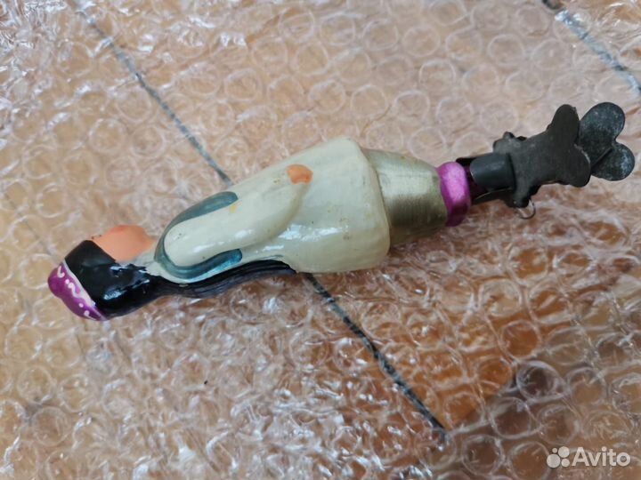 Ёлочная игрушка редкая Таджичка СССР ранняя