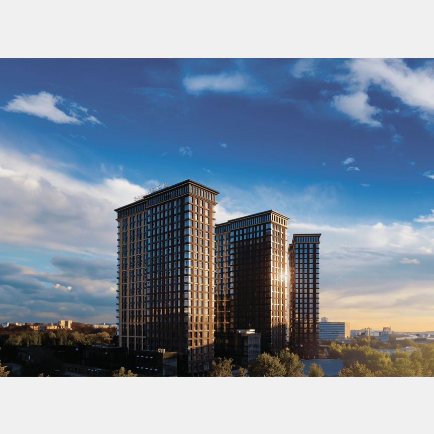 3-к. апартаменты, 67,4 м², 22/23 эт.