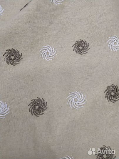 Лен с вышивкой, отрезткани