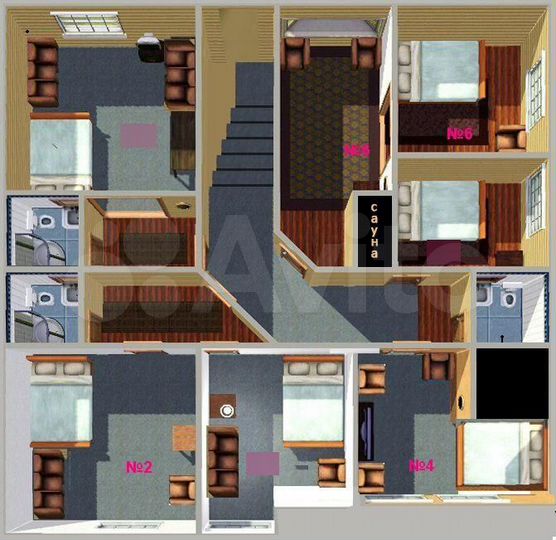 Коттедж 180 м² на участке 15 сот.