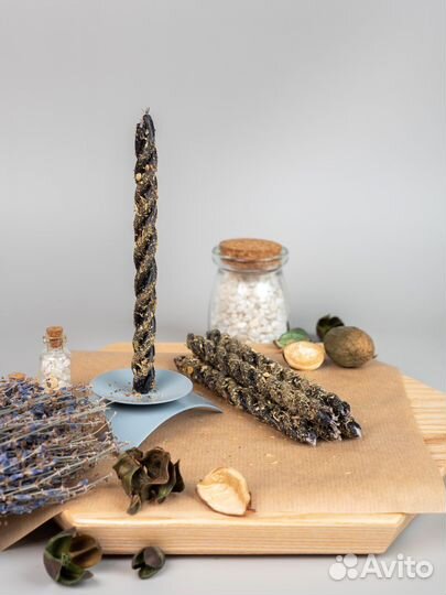 Магические свечи-скрутки