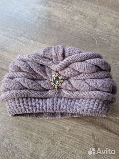 Шапка женская вязаная