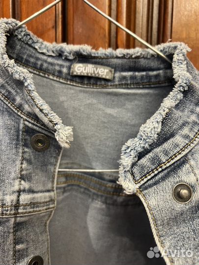 Джинсовая куртка детская