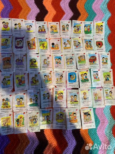 Вкладыши love is 7 серия 52 шт