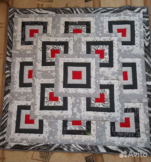 Одеяло-покрывало лоскутное