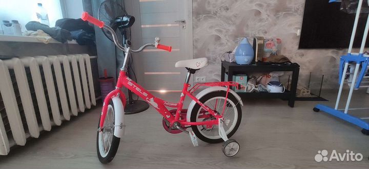 Детский велосипед бу 16 для девочки