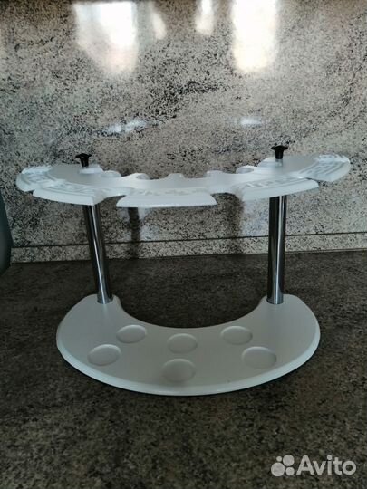 Подставка для бокалов и рюмок деревянная