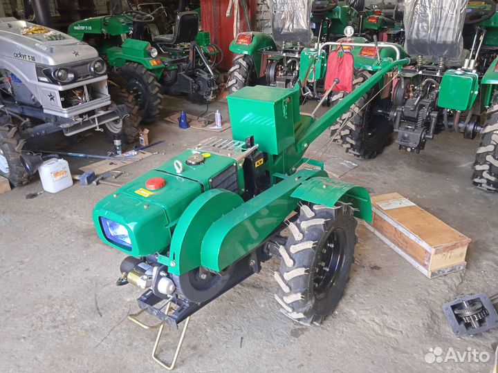 Мотоблок Файтер 15DE + фреза 1м + сиденье