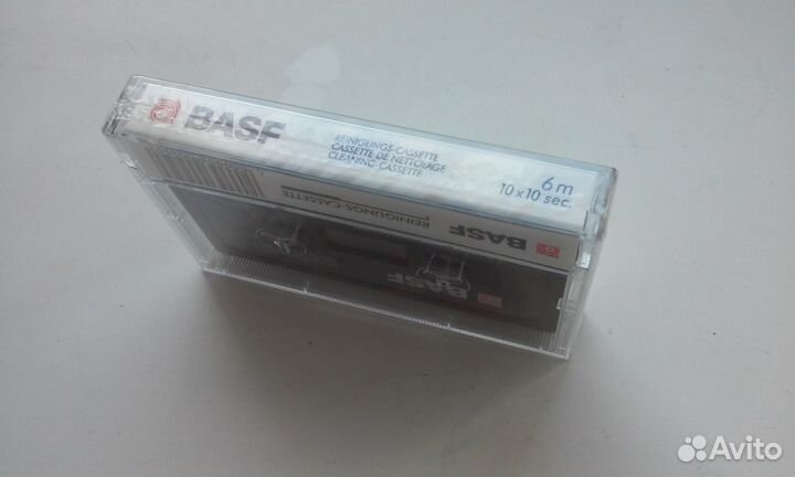 Чистящая аудиокассета basf - новая