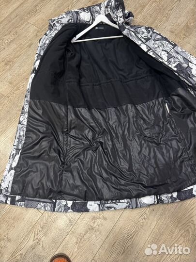 Пуховик зимний длинный женский с поясом 170