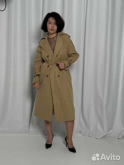 Плащ тренч женский 42 44 длинный