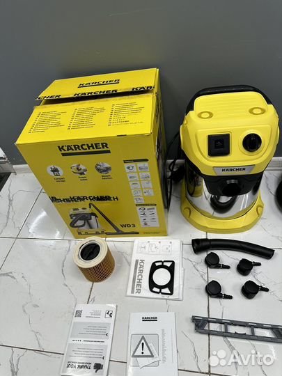 Пылесос karcher wd 3 p s