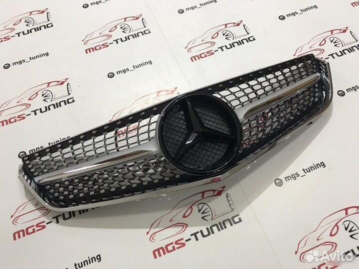 Решетка e coupe с207 09-13 гг. Diamond Silver Ч/З