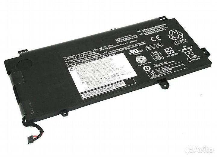 Аккумулятор для Lenovo ThinkPad Yoga 15, (00hw008), 66Wh, 4360mAh, 15.1V