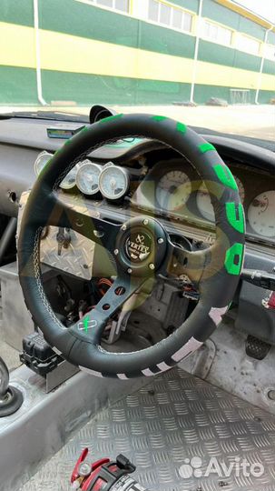 Руль спортивный Vertex 1996 с выносом экокожа