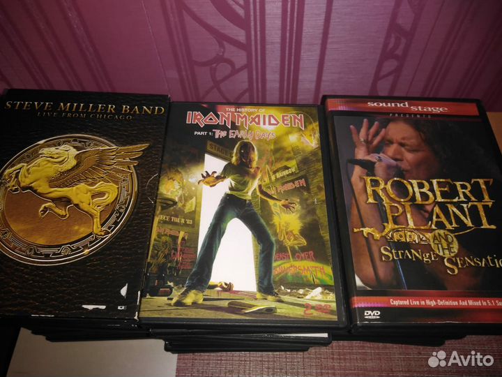 DVD диски с концертами