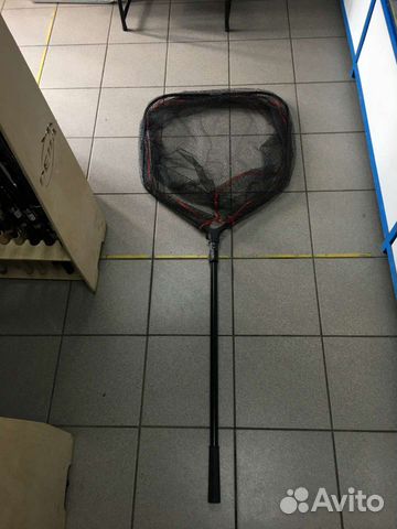 Подсак телескоп складной прорезиненная сетка