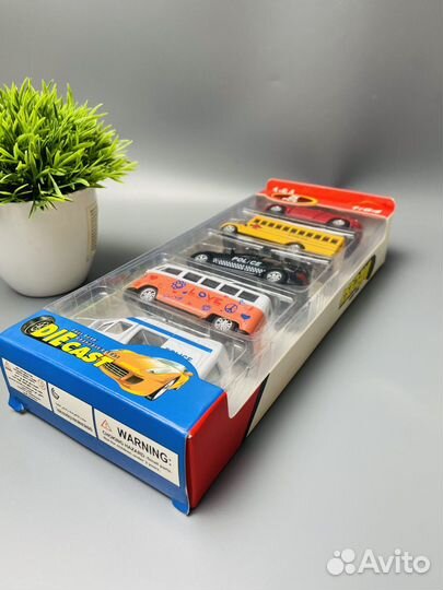 Набор металлических машин 5 шт