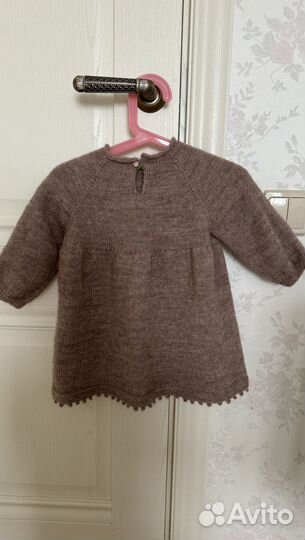 Вязаное платье для девочки