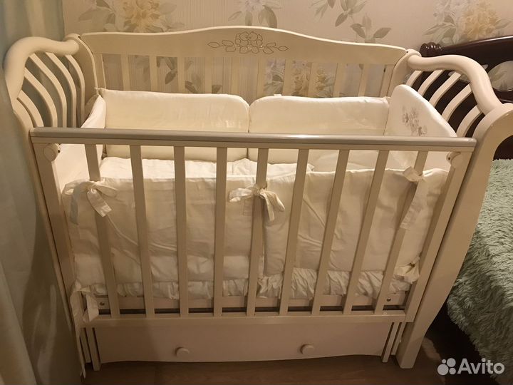 Продам бортики с подушкой и одеялом