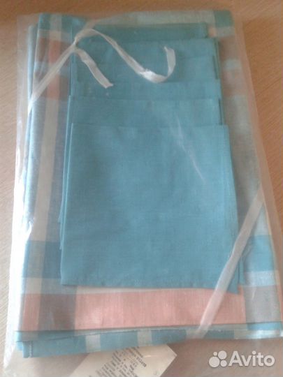 Комплект скатерть с салфетками 150Х200см. Лён