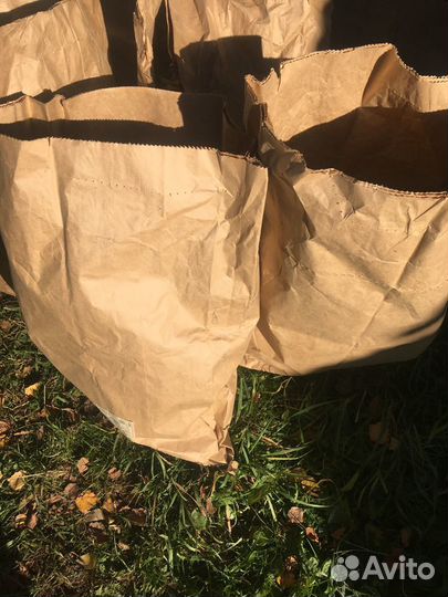Мешки бумажные 39 шт больших,22 шт поменьше