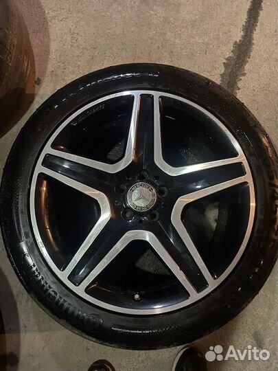 Шины и диски литые R 20 на Mercedec GLE