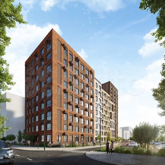 2-к. квартира, 46,3 м², 3/15 эт.