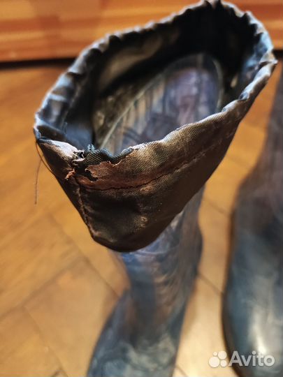 Сапоги резиновые джинс 39 размера