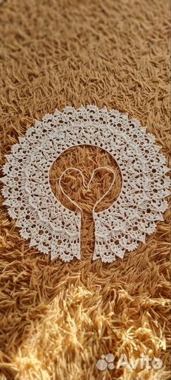 Воротник ажурный