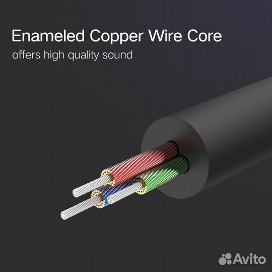 Кабель соединительный аудио 3,5 мм Ugreen (м+п)