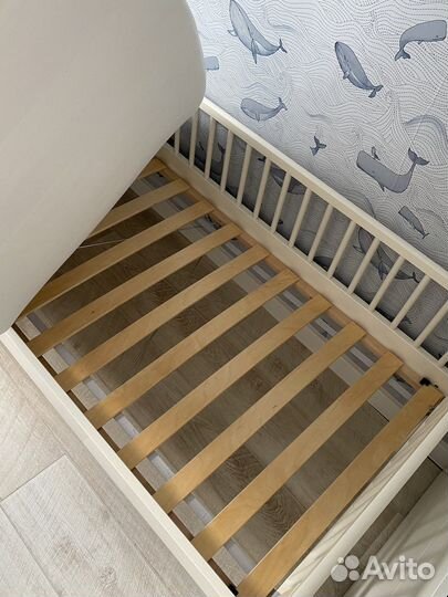Детская кровать IKEA с матрасом