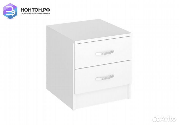 Тумба прикроватная Ронда белое дерево