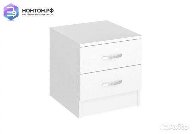 Тумба прикроватная Ронда белое дерево